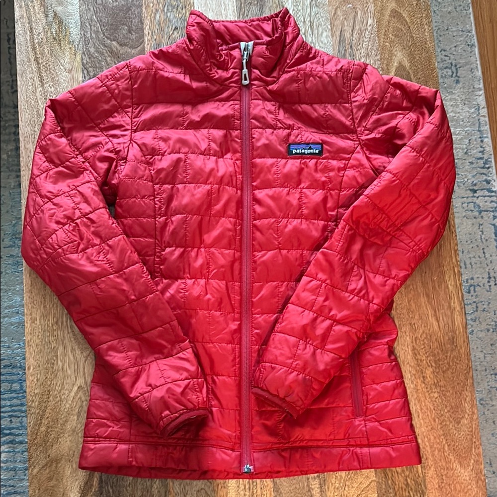 Patagonia Red Nano Puff Jacket Lightweight Insulated